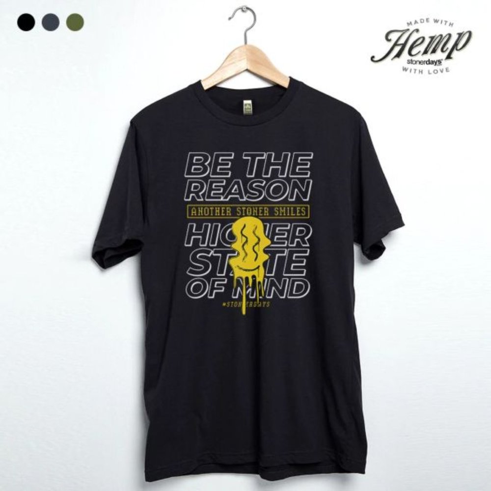Be the Reason Hemp Tee - Caviar Black